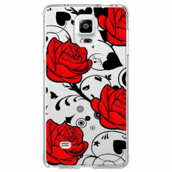 Etui na Samsung Galaxy Note 4 - Czerwone róże.