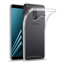 Etui na Samsung Galaxy A6 Plus 2018 - silikonowe, przezroczyste crystal case.