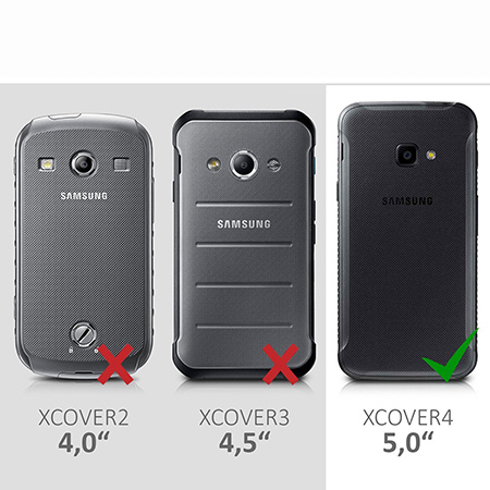 Etui na Samsung Galaxy Xcover 4 - Tęczowe jednorożce.
