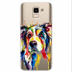 Etui na Samsung Galaxy J6 2018 - Watercolor pies.