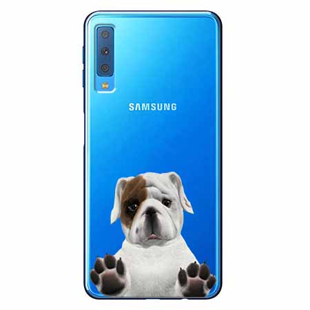 Etui na Samsung Galaxy A7 2018 - Słodki szczeniaczek.