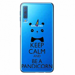 Etui na Samsung Galaxy A7 2018 - Keep Calm… Pandicorn.