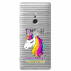 Etui na Sony Xperia XZ3 - Time to be unicorn - Jednorożec.