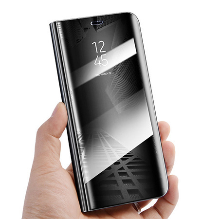 Etui na Samsung Galaxy S10 - Flip Clear View z klapką - Czarny.