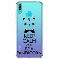 Etui na Huawei Y7 2019 - Keep Calm… Pandicorn.