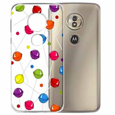 Etui na Motorola G6 Play - Kolorowe lizaki.
