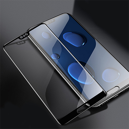 Huawei P20 Lite hartowane szkło 5D Full Glue - Czarny