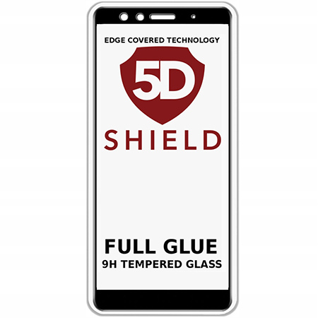 Huawei Y7 Prime 2018 hartowane szkło 5D Full Glue - Czarny