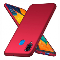 Etui na telefon Samsung Galaxy A30 - Slim MattE - Czerwony.