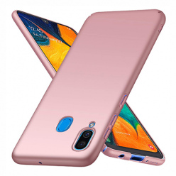 Etui na telefon Samsung Galaxy A30 - Slim MattE - Różowy.