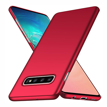 Etui na telefon Samsung Galaxy S10 Plus - Slim MattE - Czerwony.