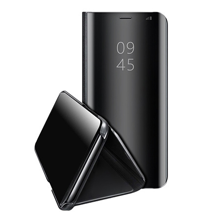 Etui na Samsung Galaxy A70 - Flip Clear View z klapką - Czarny.