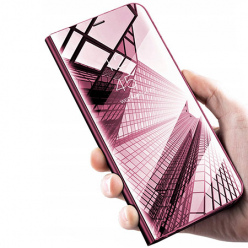 Etui na Samsung Galaxy S9 Plus - Flip Clear View z klapką - Różowy