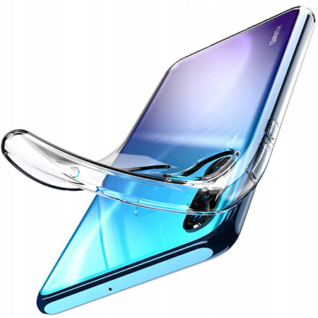Etui na Huawei P30 Lite - silikonowe, przezroczyste crystal case.