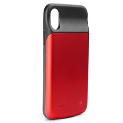 iPhone XS Etui Power bank bateria zewnętrzna 300mAh - Czerwony