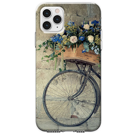 Etui na telefon Apple iPhone 11 Pro Max - Rower z kwiatami