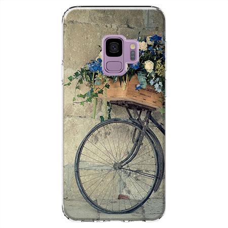 Etui na Samsung Galaxy S9 - Rower z kwiatami