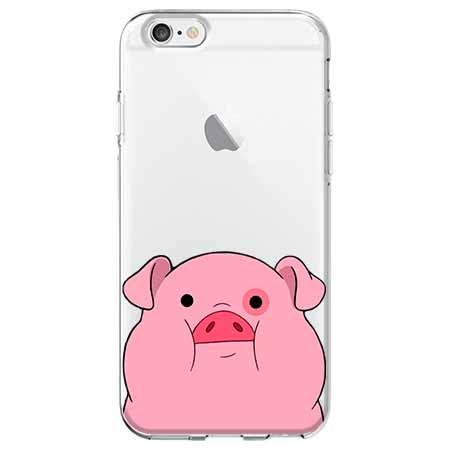 Etui na iPhone 6 - Słodka różowa świnka