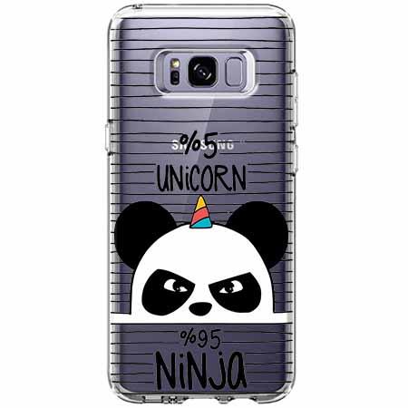 Etui na Samsung Galaxy S8 - Ninja Unicorn - Jednorożec.