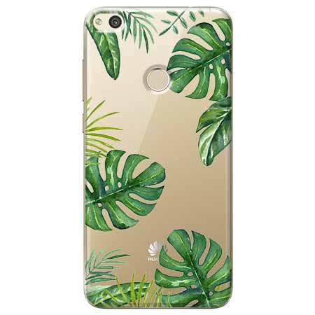 Etui na Huawei P9 Lite 2017 - Zielone liście palmowca