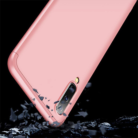 Etui na telefon Samsung Galaxy A50 - Slim MattE 360 - Różowy.