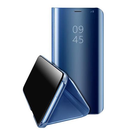 Etui na Samsung Galaxy A71 - Flip Clear View z klapką - Niebieski.